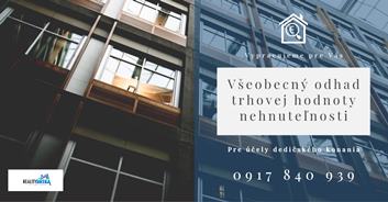 Všeobecný odhad trhovej hodnoty nehnuteľnosti